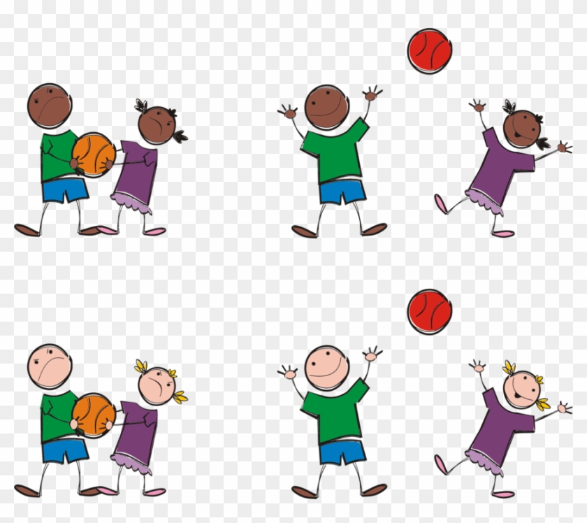 Child Computer Icons Play Download - Kids Playing Sports Png #1339231