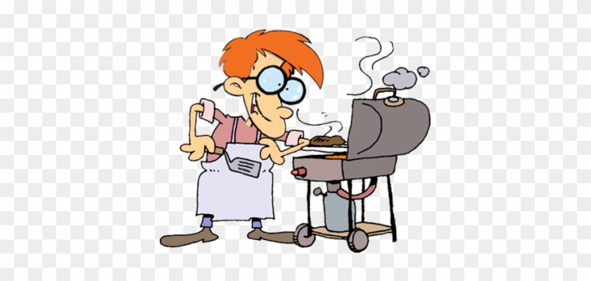 Cartoon Having Bbq #1339301