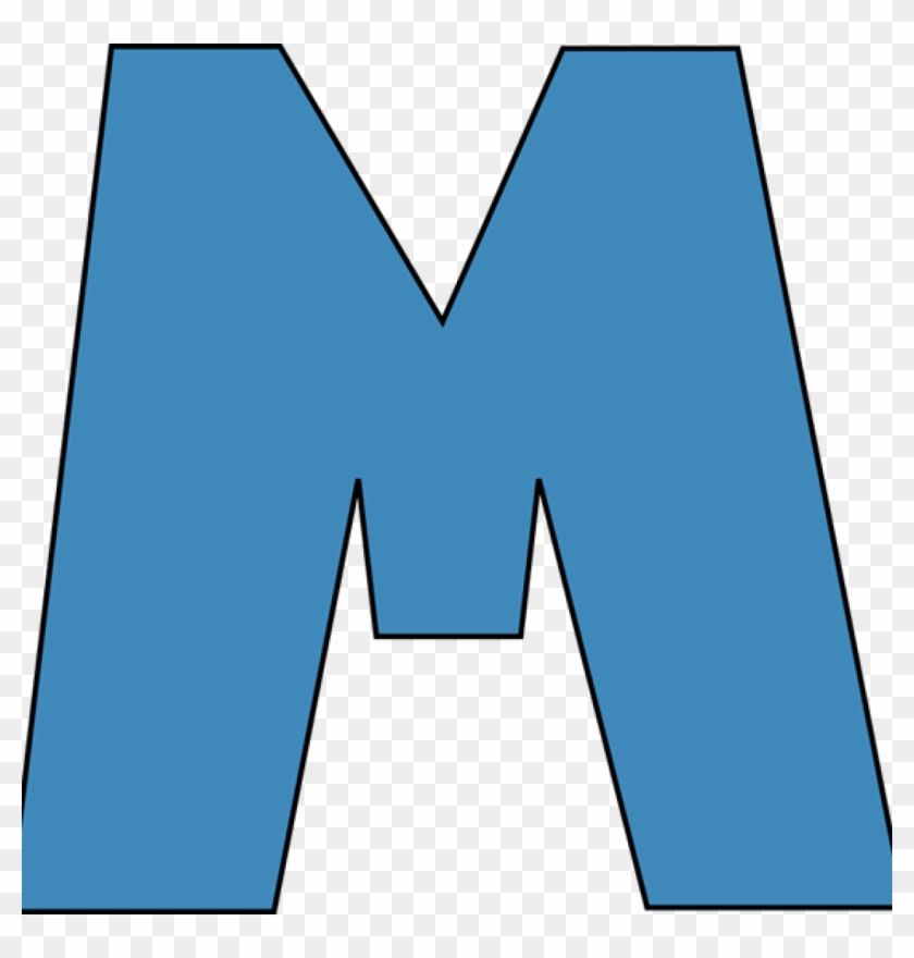 Blue Letter M Blue Letter M Blue Alphabet Letter M - Letter #1339327