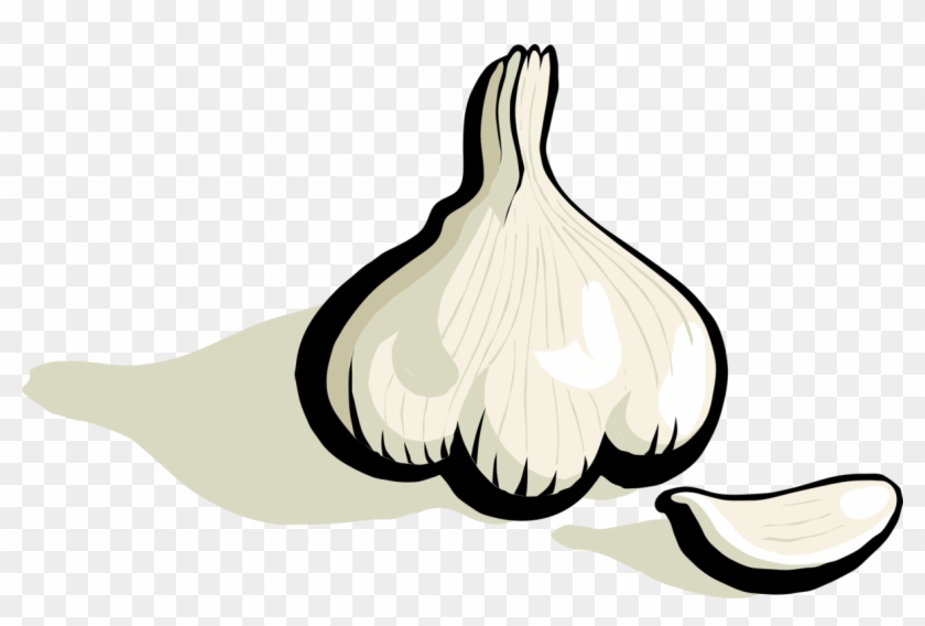 Garlic Bread Clove Garlic Breath Vegetable - Clipart Of Garlic #1339347