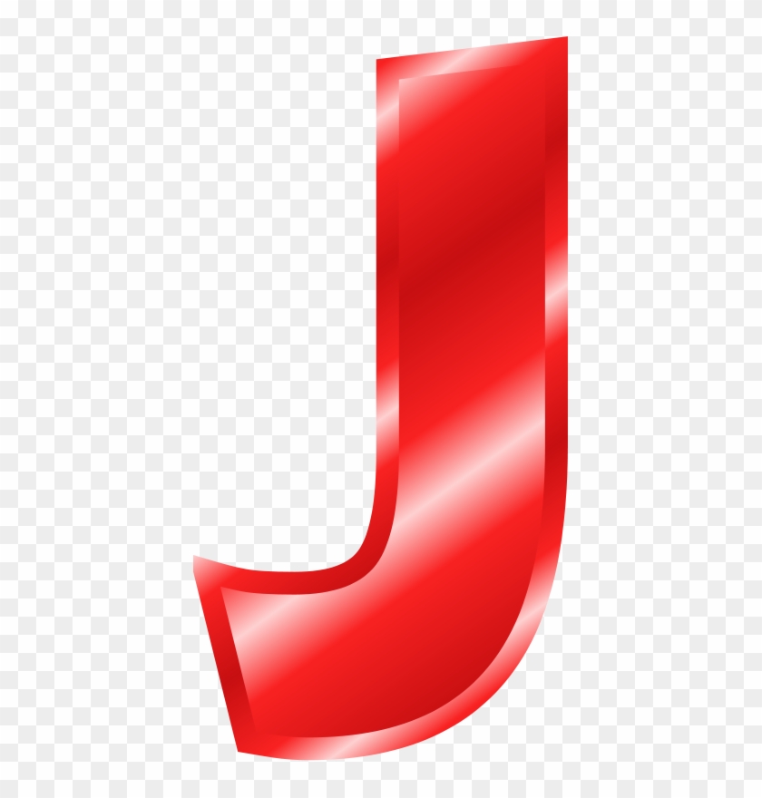 Alphabet Letter J Computer Icons - Red Clipart Letter J #1339361