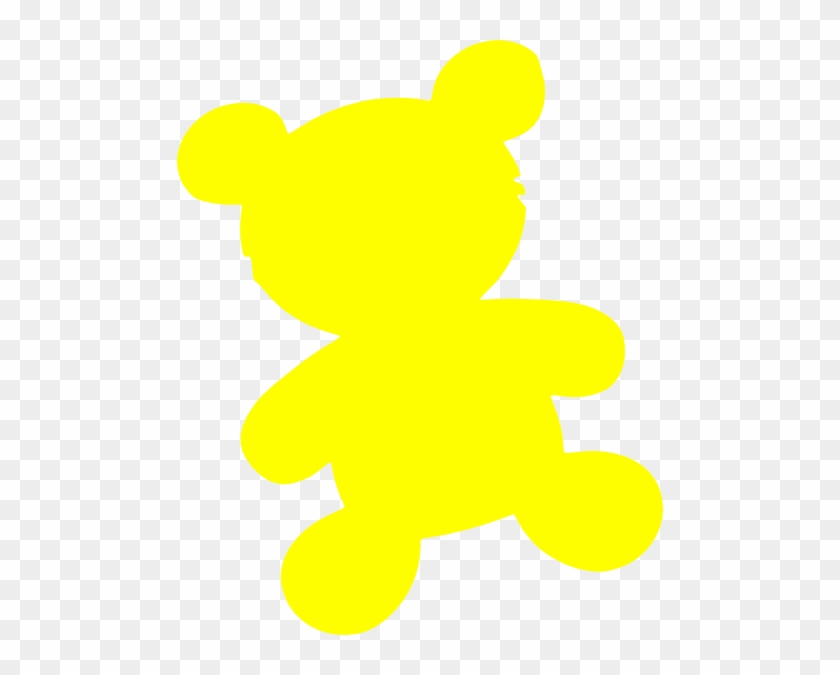 Taddy Bear Yellow Clipart #1339413