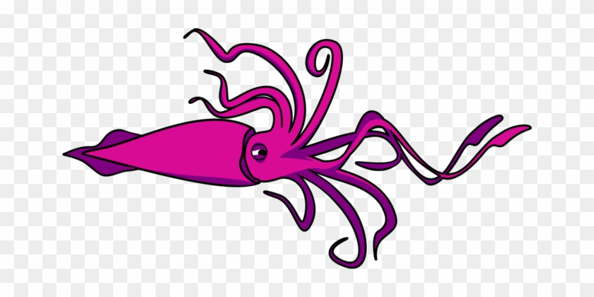 Giant Squid Download Cephalopod Animal - Clipart Of Squid #1339430