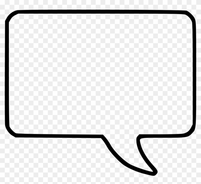 Dialog Clip Art Clipart Speech Balloon Clip Art - Square Talk Icon #1339504