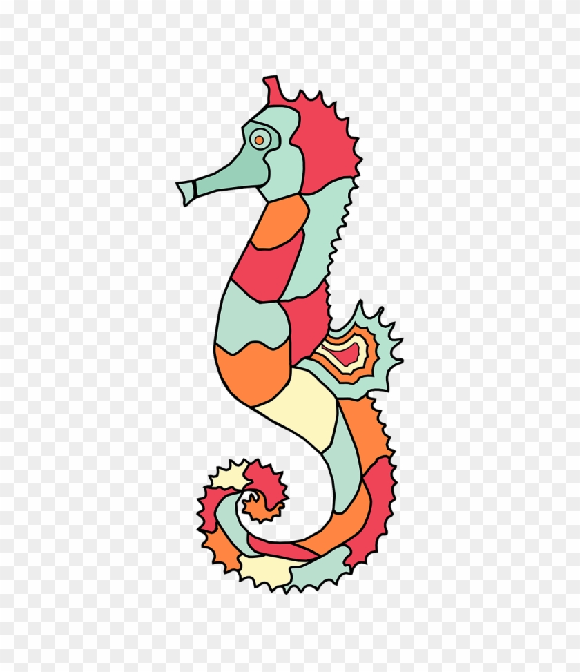 Seahorse Clipart Cartoon - Seahorse #1339621