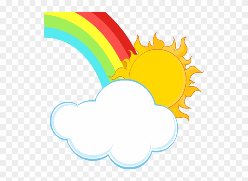 Forgetmenot - Rainbow - Cartoon Sun With Rainbow Png - Free Transparent PNG  Clipart Images Download