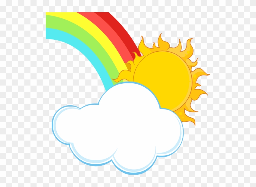 Forgetmenot - Rainbow - Cartoon Sun With Rainbow Png #1339762