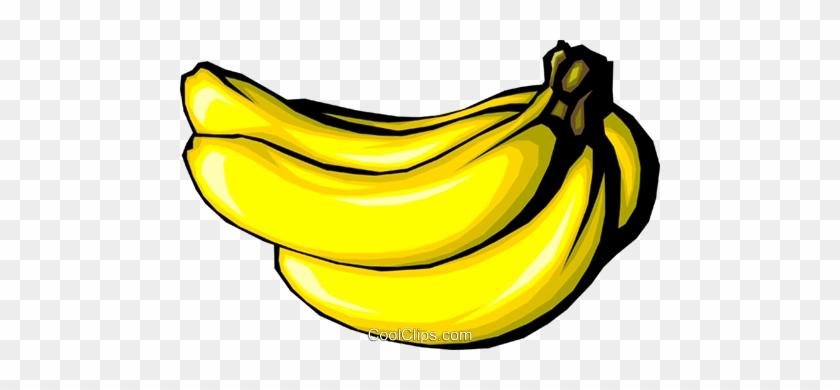 Bananas Royalty Free Vector Clip Art Illustration - Bunch Of Bananas Clipart #1339775