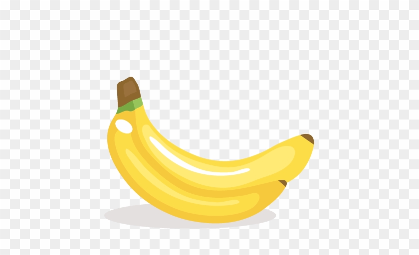 Bananas Svg Food Clipart - Miss Kate Cuttables Banana #1339781