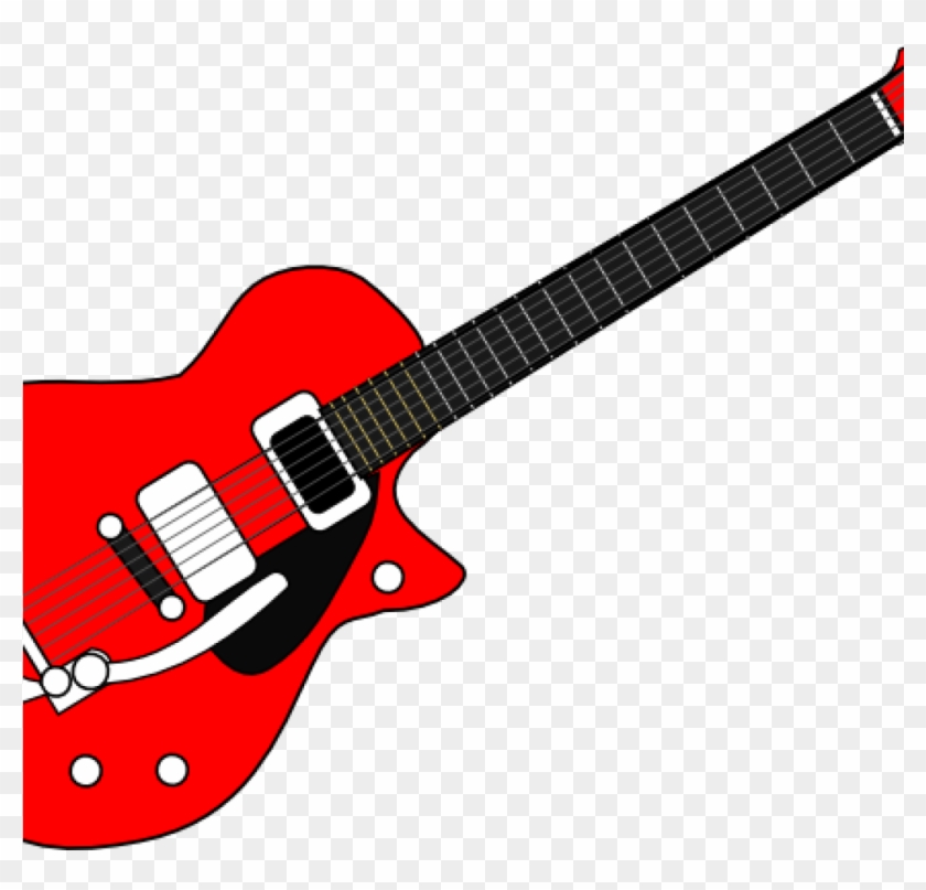 Guitar Cliparts Guitar Clip Art At Clker Vector Clip - Red Electric Guitar Clipart #1339796