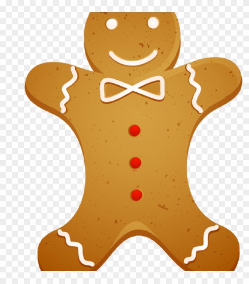 Gingerbread Man Clipart 19 Christmas Gingerbread Man - Clip Art #1339844