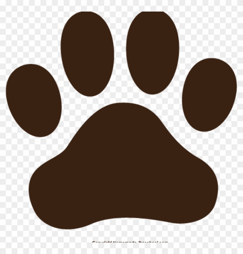 Paw Prints Clipart Free Paw Prints Clipart Space Clipart - Brown Paw Print  Clip Art - Free Transparent PNG Clipart Images Download