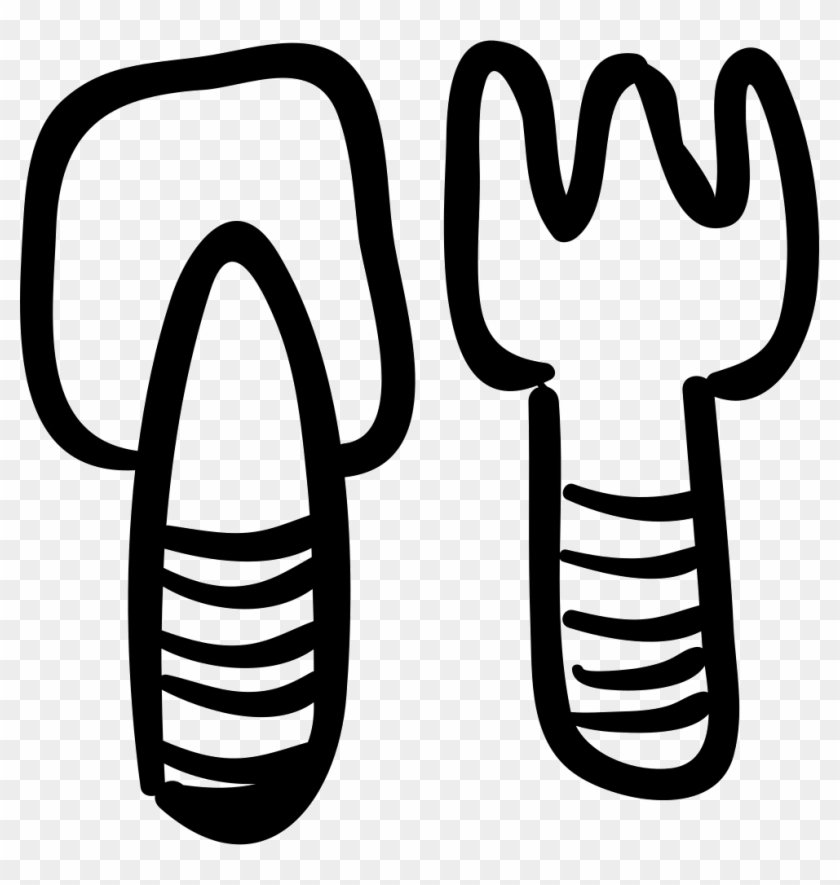 Spoon And Fork Kitchen Utensils Pair Of Toys Comments - Fork #1340038