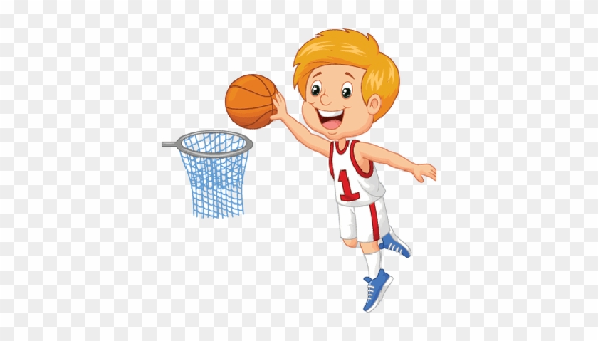 Boy Playing Basketball Clipart #1340111