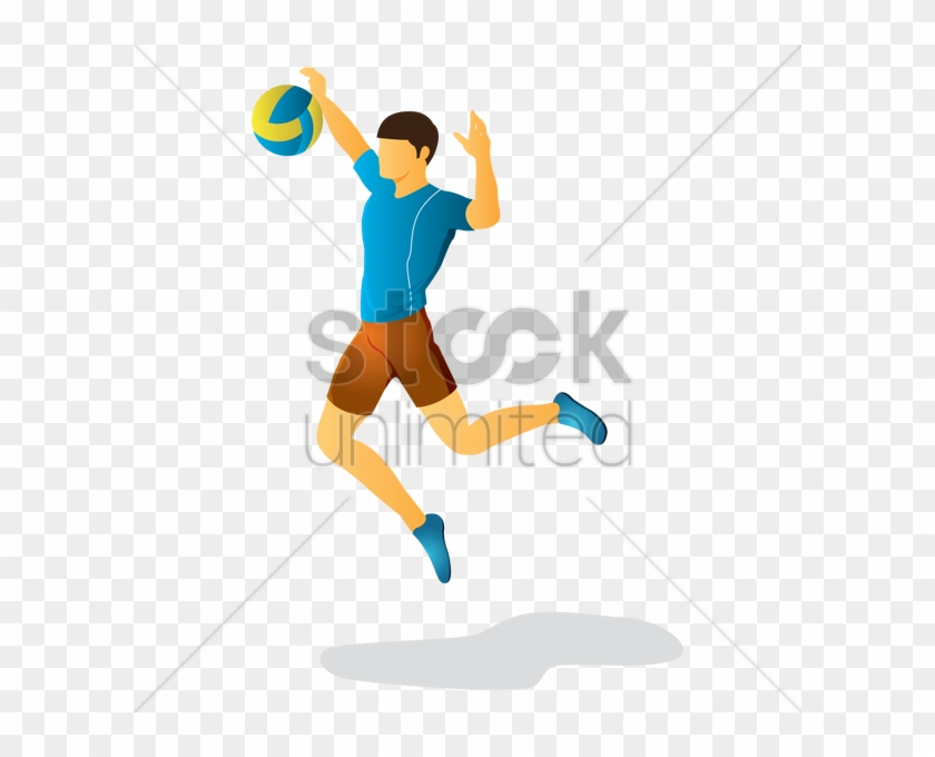 Download Man Playing Volleyball Clipart Volleyball - Volleyball #1340129