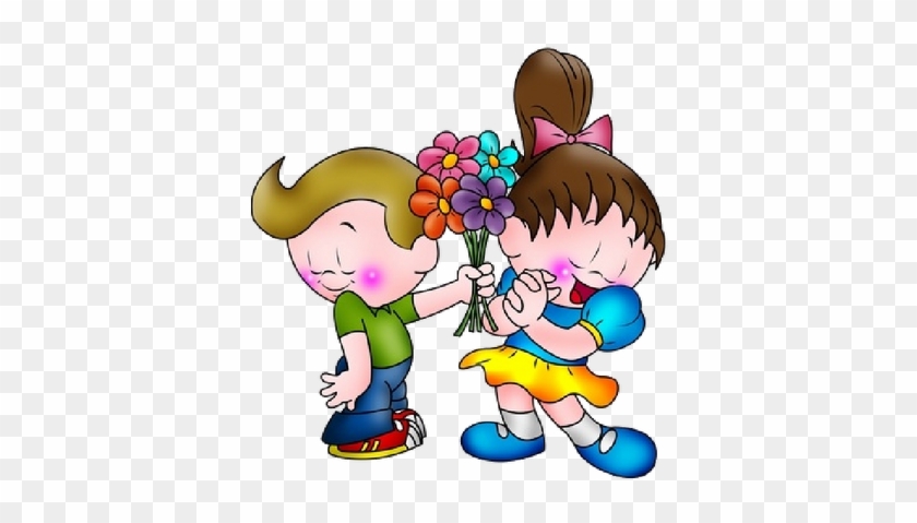 Cute Children Clipart - Transparent Background Cute Valentine Couple #1340178