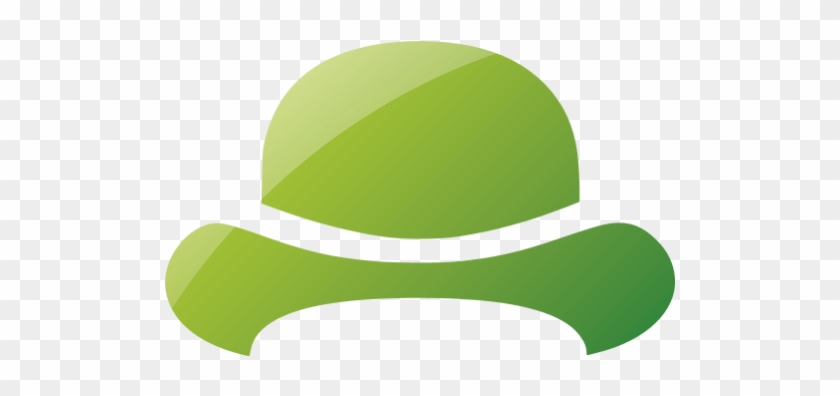 Web 2 Green Bowler Hat Icon - Red Bowler Hat Png #1340215