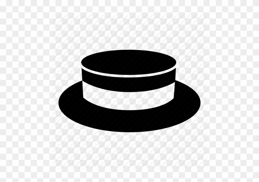 Free Download Men Hat Vector Png Clipart Bowler Hat - Men's Black Straw Boater Hat #1340225
