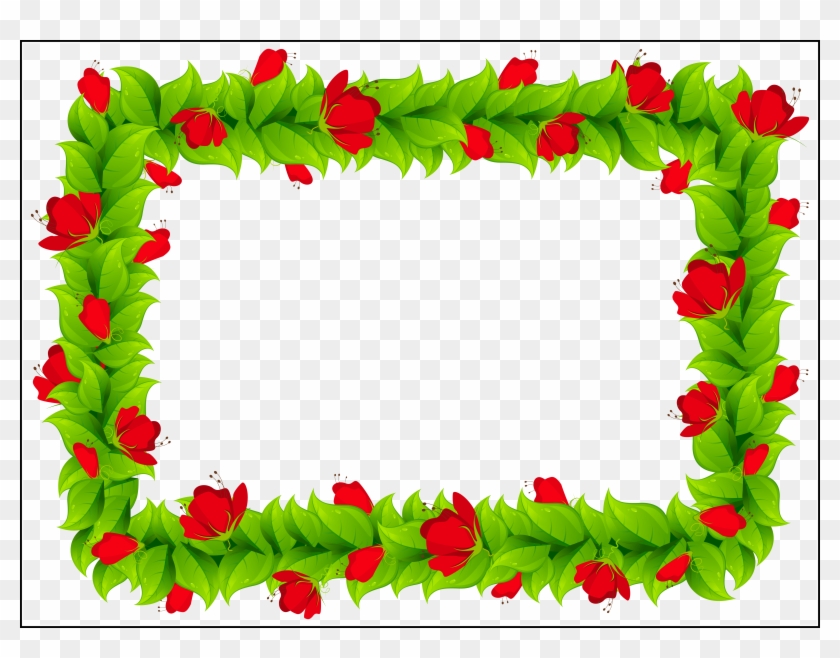 Awesome Floral Border Frame Clipart Png Image B U Flowery - Awesome Floral Border Frame Clipart Png Image B U Flowery #1340269