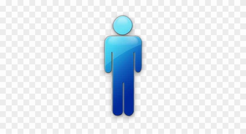 People Symbol Blue Clipart Best - Man Blue Icon Png #1340295