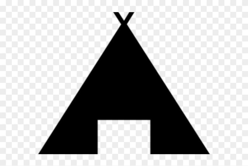 Tent Clipart Simple - Tee Pee Clip Art #1340313