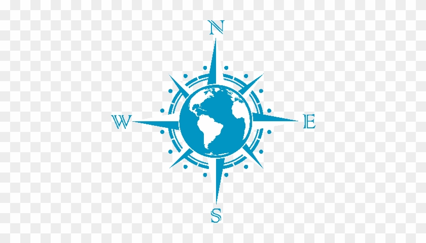 Globe Compass Rose Clipart The Arts Image Pbs - Latin American Social Sciences Institute #1340326