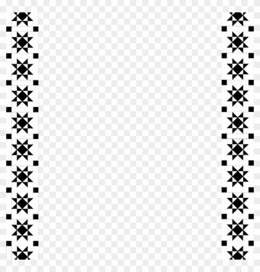 Clipart Borders Black And White - Border Design Background #1340354