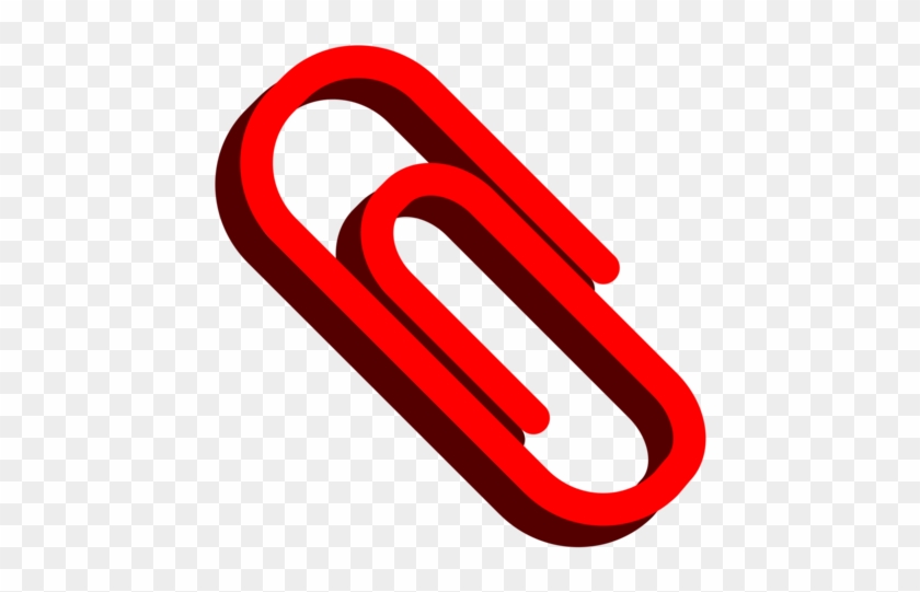 Paper Clip Pin Drawing - Paper Clip Clipart Png #1340361