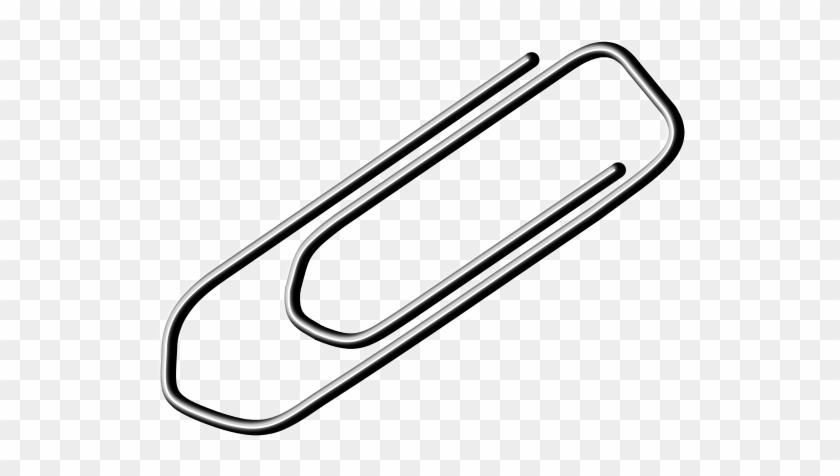Paper Clip Png Clip Arts - Paper Pin Clipart Black And White #1340365
