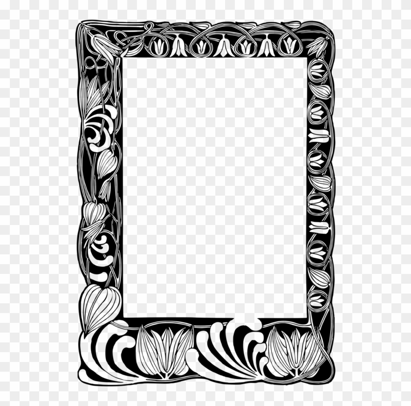 Picture Frames Borders And Frames Black And White Ornament - Frame Design In Death #1340366