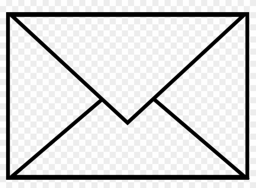Envelope Black And White Clipart Envelope Paper Clip - Mail Black And White Clip Art #1340372