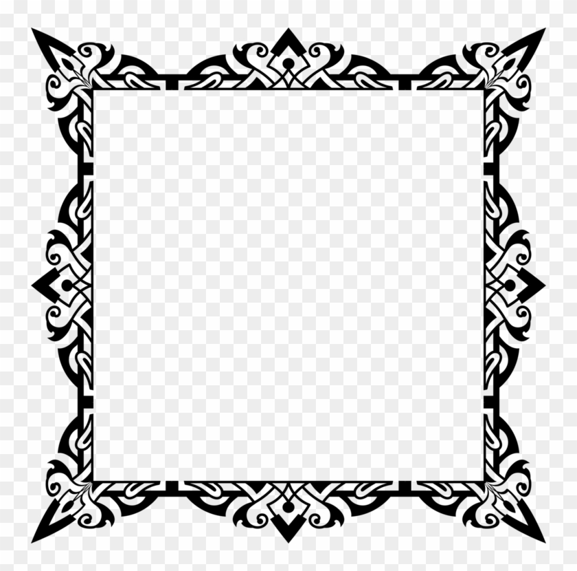 Download Picture Frames Paper Clip - Ornamental Frame Png #1340381