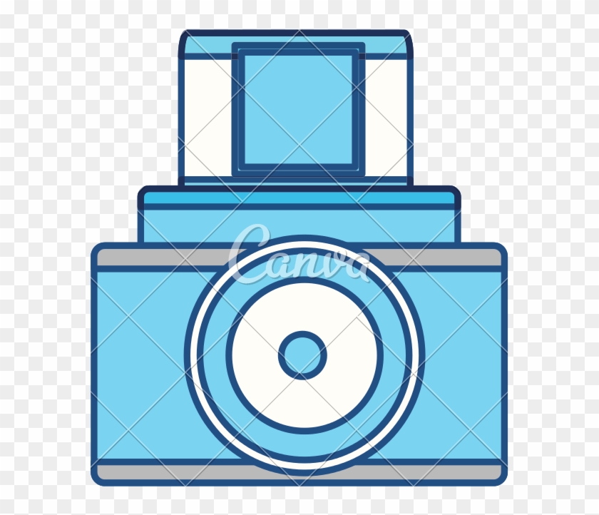 Vintage Photographic Camera Vector Illustration - Vintage Photographic Camera Vector Illustration #1340389