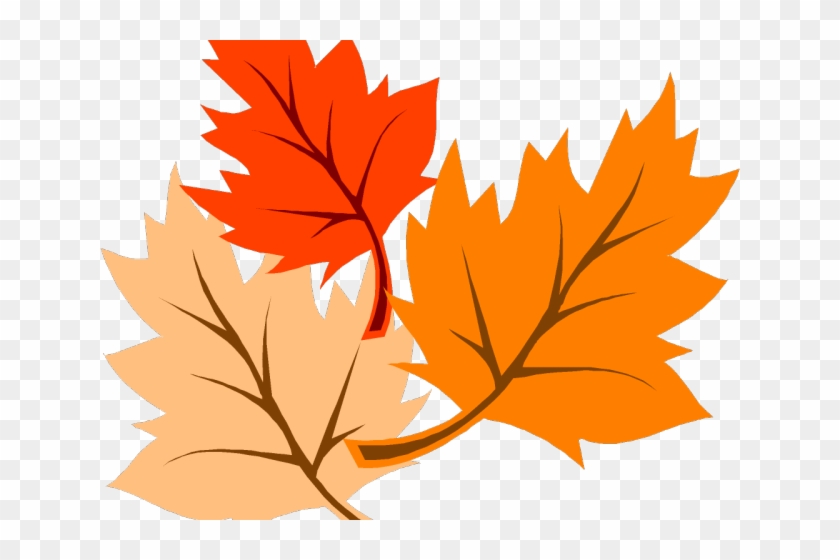 Autumn Leaves Clipart Corner Border - Dibujo De Hojas De Otoño - Free ...