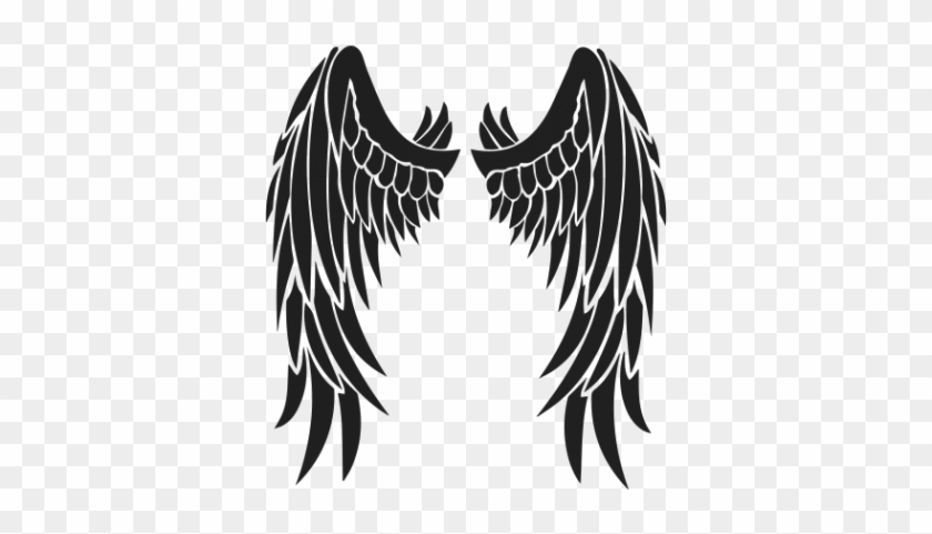 Angel Tattoos Png Transparent Images - Angel Wing Stencil #1340414