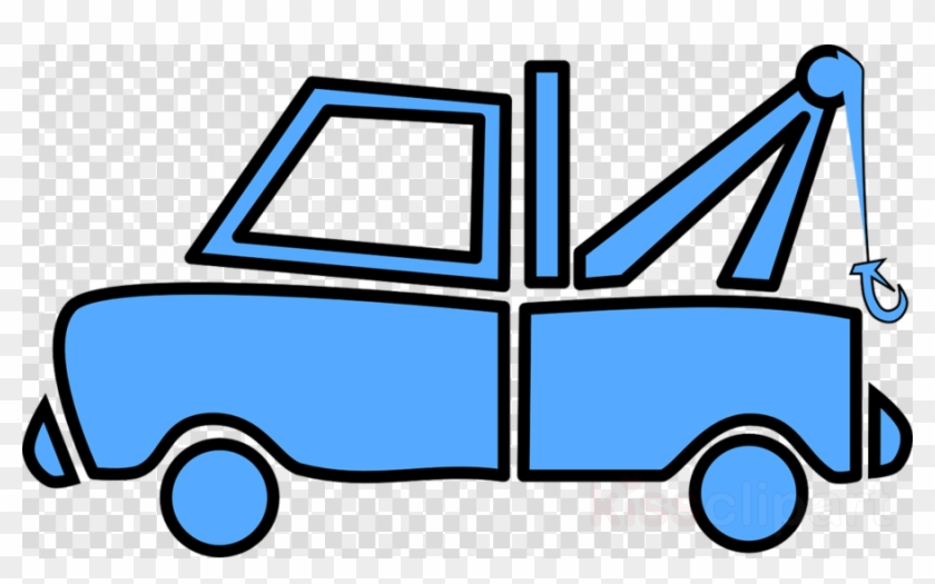Blue Tow Truck Clip Art Clipart Car Tow Truck Clip - Tow Truck Png Clipart #1340461