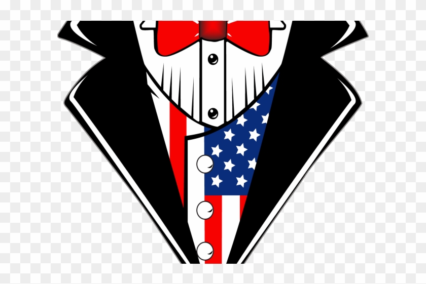 Tie Clipart American Flag - Illustration #1340512