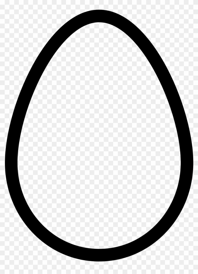 Chicken Eggs - Egg Outline #1340570