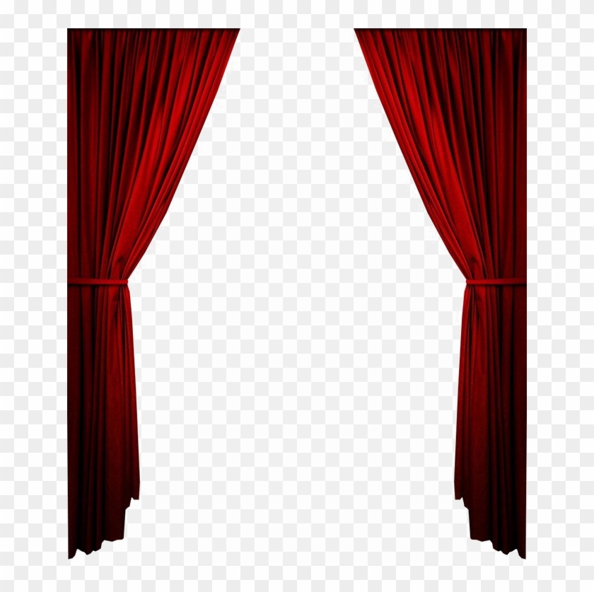 Curtains Clipart Cartoon - Transparent Background Curtain Clipart #1340588