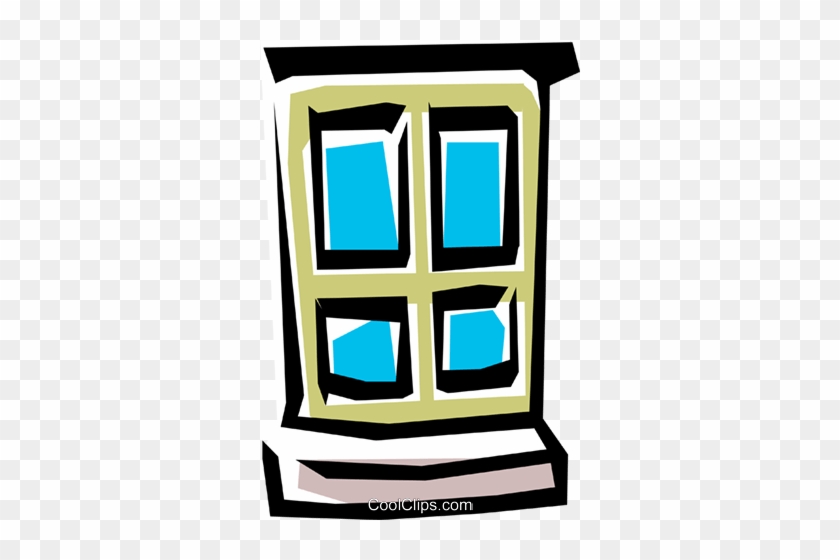 Window Royalty Free Vector Clip Art Illustration - Clip Art #1340589