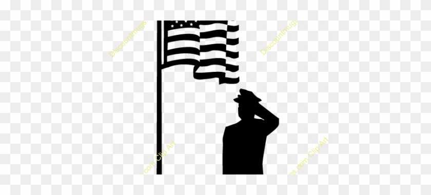 Soldiers Clipart Salute - Transparent Soldier Saluting Clipart Png #1340673