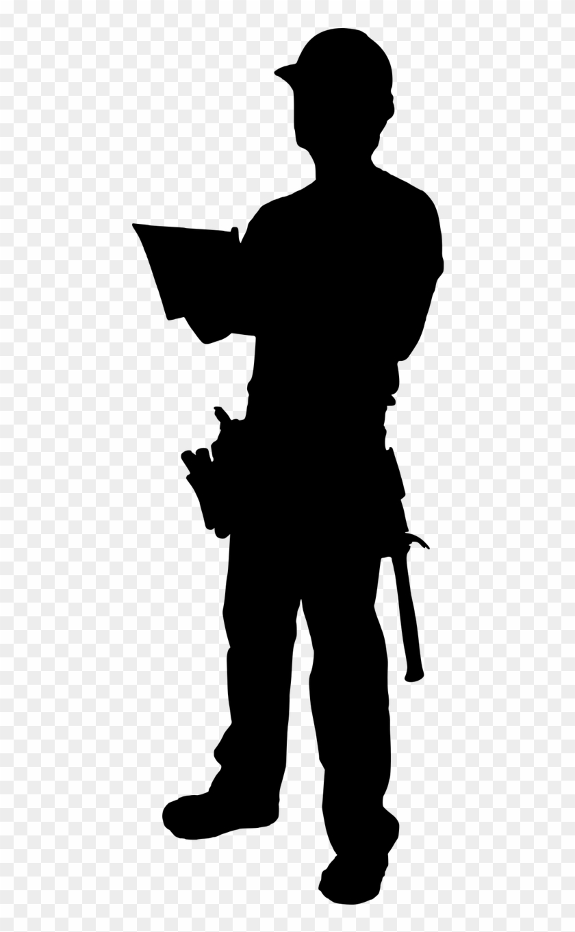 Your Donations Directly Help The Improvement & Growth - Construction Worker Silhouette Clipart #1340690