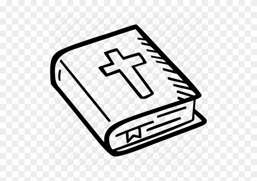 Bible Icon Transparent Clipart Bible New International - Hand Drawn Bible Png #1340778