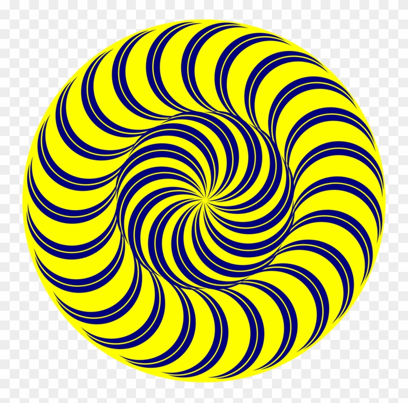 Op Art T-shirt Fall Skateboard - Spiral In Nature Clipart #1340799