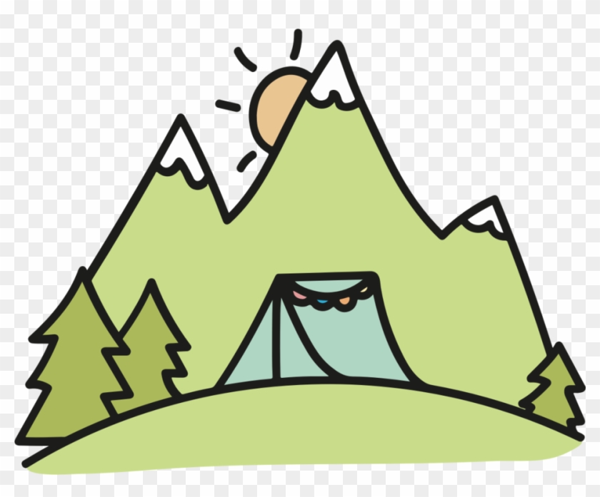 Wedding Invitation Camping Tent Campsite Campervans - Tenda Gunung Png #1340904