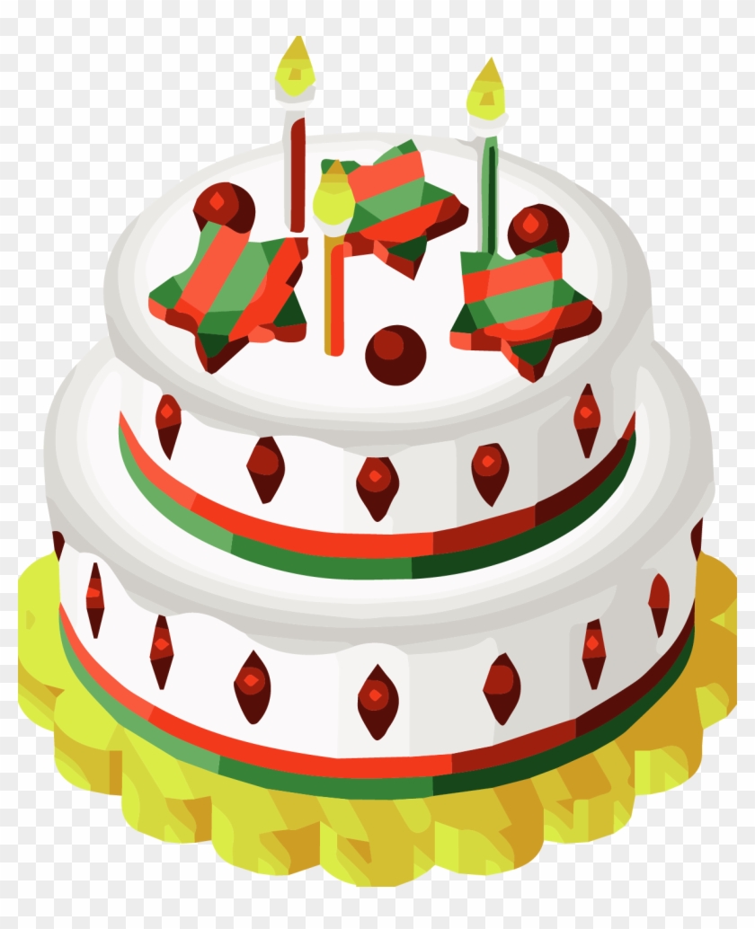 Christmas Birthday Clip Art List Deluxe Christmastcakepngclipart - Christmas Cake Clip Art #1340910