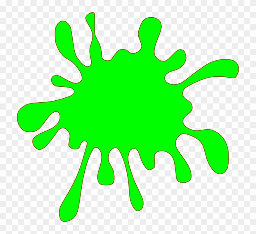 Permalink To Splat Clip Art - Green Paint Splatter Clip Art #1340914