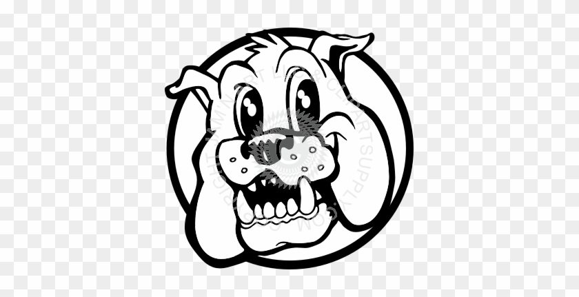 Bulldog Face Png Friendly Bulldog Mascot Clipart Free