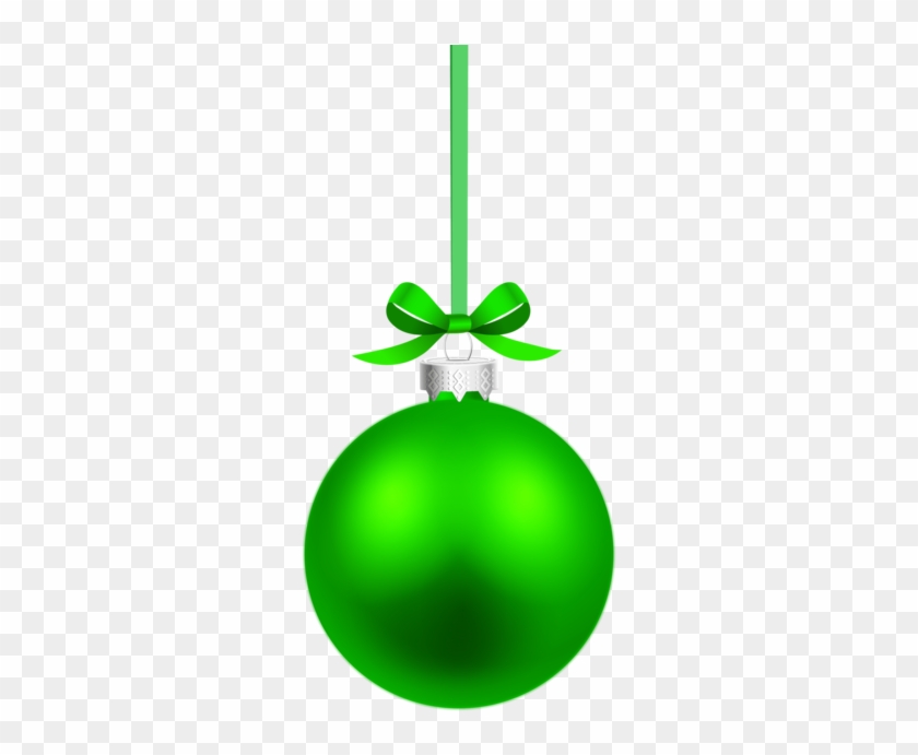 Green Christmas Ornament Clipart #1341021