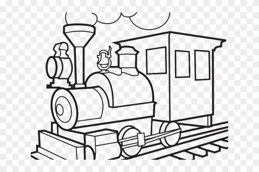 Sketch Clipart Train - Train Short For Coloring #1341048